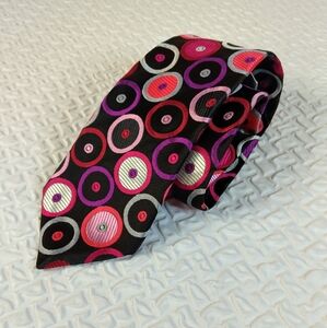 Duchamp London men's tie 100% Jacquard silk Handmade multi color Rare 1 of 1000